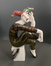 Porcelain figurine mime - figurine,
