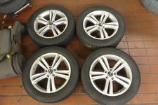 VW Tiguan Satz Alufelgen Original Sebring 5NA601025M 7Jx18H2 Nr. 1400