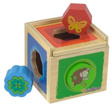 Eichhorn Holz Steckspiel Motorik Steckbox ab 1 Jahr Motorikspielzeug