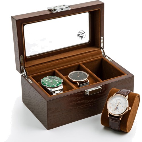 Uhrenbox holz mit - mit, fächern