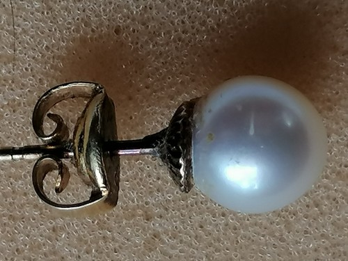 Einzelner ohrstecker gold 585 - ohrstecker,