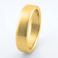 Gelbgold Ring 750 rechteckig