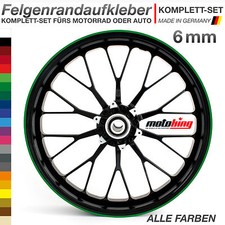 Felgenrandaufkleber 6mm