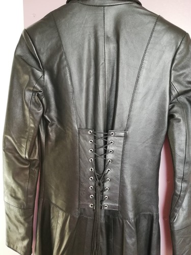 Langes lederkleid von - lederkleid,