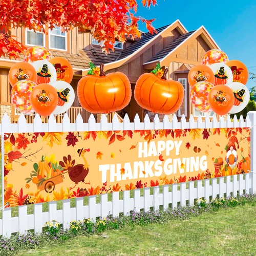 Happy thanksgiving banner - happy,