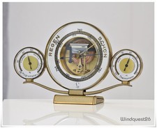 Lufft präzisions Wetterstation Barometer Thermometer Hygrometer 50/60er Vintage