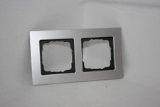 Gira E22 2-fach Rahmen in Alu / Aluminium