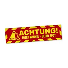 Achtung Toter Winkel Magnetschild Auto LKW Blind Spot Magnetfolie Geschenkidee