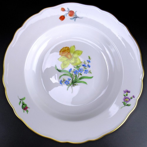 Meissen porzellan suppenteller - porzellan,