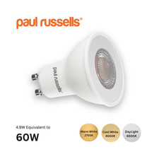 LED GU10 4,9W = 60W (2700K