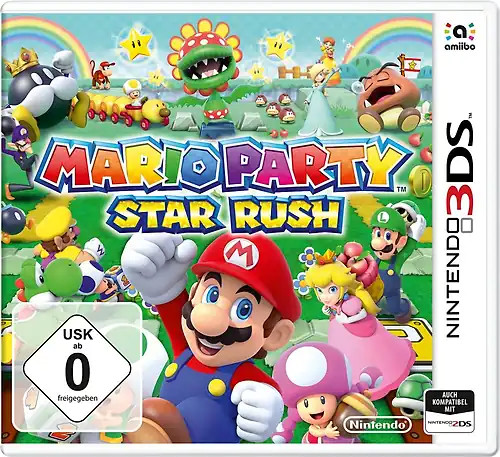 Mario party star rush - party:,