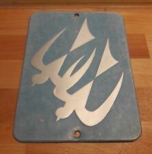 Pos 2)original Emblem Knaus - Schwalben - Oldtimer Wohnwagen (60er / 70er Jahre)