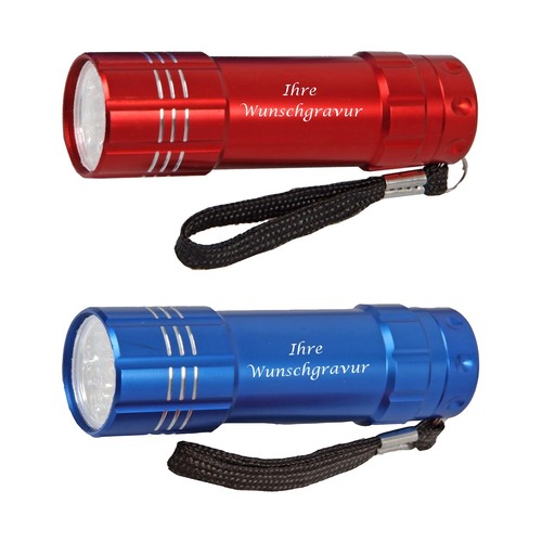 Led taschenlampe mit gravur - mit,