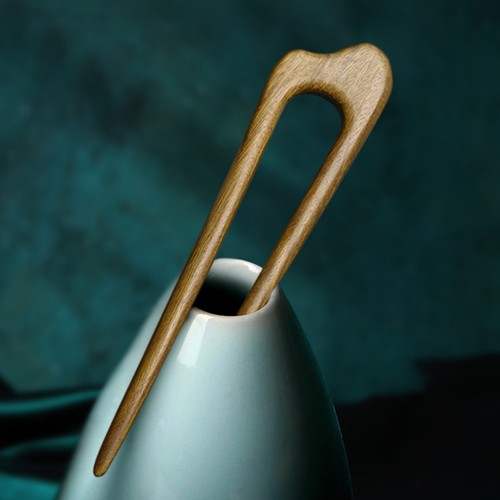 Wooden hair stick - wooden, pin