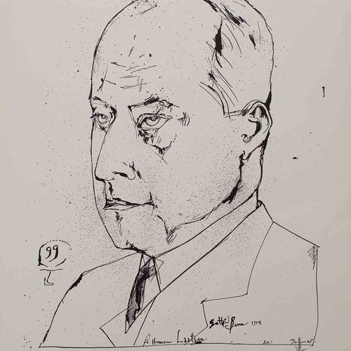 Horst janssen gottfried benn - janssen,