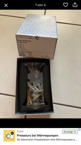 Rosenthal vase tageslilie - vase, mit