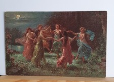 AK Elfenreigen  v. Hans Zatzka, Münchner Kunst, nicht gel., ca. 1914