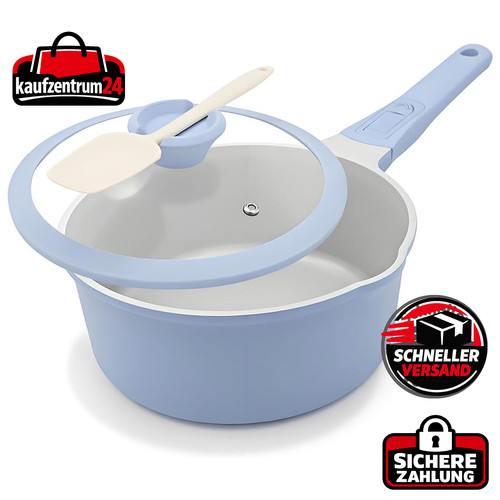 Stielkasserolle keramik 16cm - stielkasserolle,