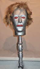 PERÜCKENKOPF + Holz + antik + geschnitzt + Halter + Perücke + Deutschland + Deko