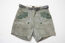 Kurze DDR Lederhose Doppelzipp