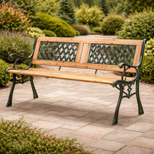 Antik Gartenbank Holz mit