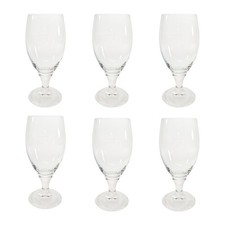 6x Neutral Bierglas Tulpe Glas