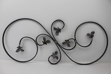 Zierteil Stahl Schmiedeeisen - Zaun Tor Tür Eisen Metall Fenstergitter Schnörkel