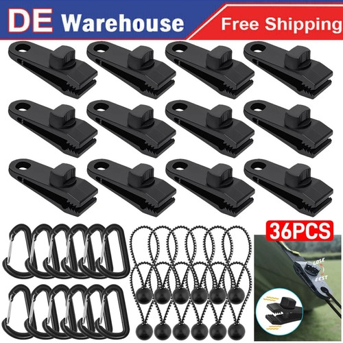Stück tarp clips set - 36,
