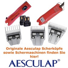 Aesculap Favorita 2 Schermaschinen Scherköpfe Hunde Kleintier Ersatz-Schermesser