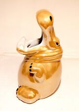 Bleistiftständer als Flusspferd,russisches Porzellan,80er,Werbilki,UdSSR