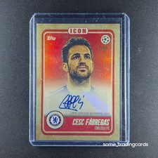 Topps Platinum Musiala 2022/23 Cesc Fabregas Auto Chelsea FC Red – /10