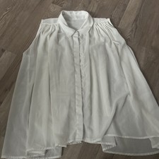 Transparente Sommerbluse 38/40