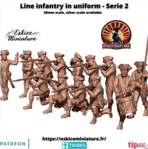 American revolution line - american,