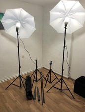 Fotostudio Lichtset Schirm