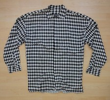 GIANNI VERSACE Jeans Couture Herrenhemd Herren Hemd  schwarz weiß Gr. M