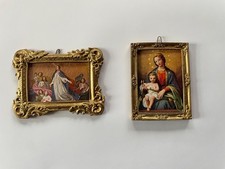 2 alte Puppenstube Bilder Bilderrahmen Puppenzimmer Puppenzubehör Puppenhaus