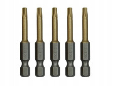 5-teiliger Torx-Bit-Satz Torx TX 20  Akkuschrauber Schreiner KFZ Langbits 50mm