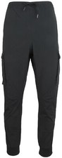 H&M Herren Slim Fit Cargo Hose Stretch Größe XL Nylon/Elasthan Schwarz