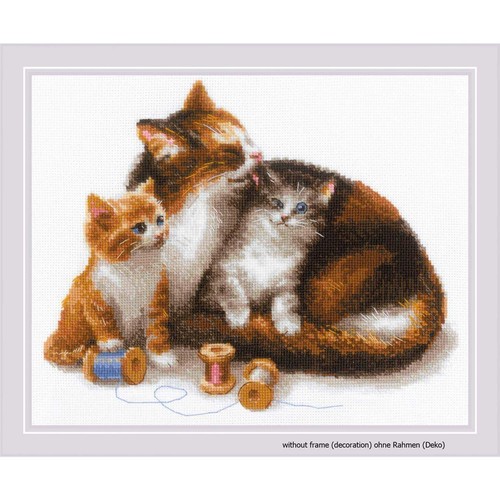 Riolis kreuzstich set katze - riolis, kreuzstich-set