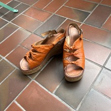70er jahre plateau sandalen - plateau,