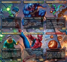 Magic: The Gathering MTG Marvel's Spider-Man - 6 exclusive Promo Cards Venom 