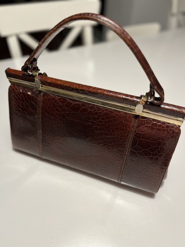 Vintage lederhandtasche - vintage,