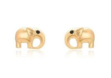 Ohrringe stecker elefant 585er - stecker,
