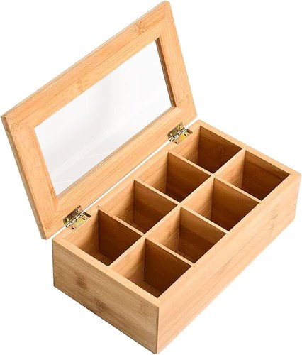 Bambus teebox mit deckel - bambus-teebox,
