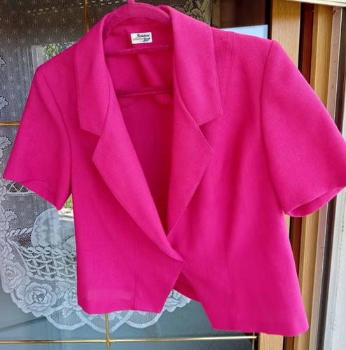 Kurzblazer pink kurzärmlig - kurzblazer,