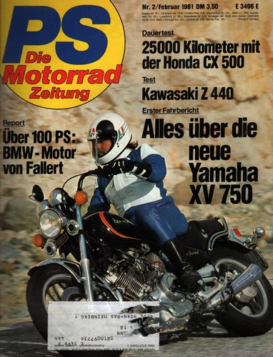 Zeitschrift motorrad 2 von - ps,