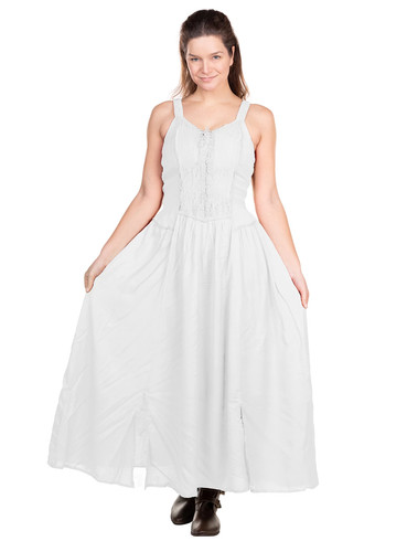 Langes mittelalter sommerkleid - langes,
