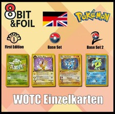 Vintage WOTC Einzelkarten Auswahl - 1st Edition, Base Set, BS2 - Holo/EX-NM
