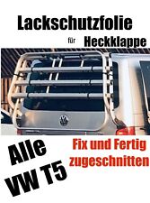 Lackschutzfolie Set für Original VW T5 Heckträger Fahrradträger Folien Bulli