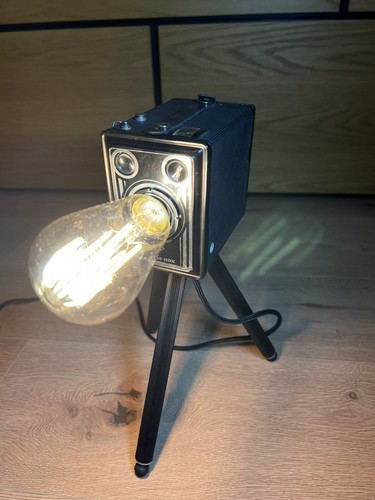 Umgebaute kamera lampe unikat - kamera,